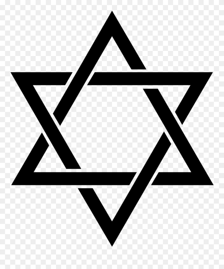 Star Of David Judaism Clip Art - Star Of David Vector - Png Download