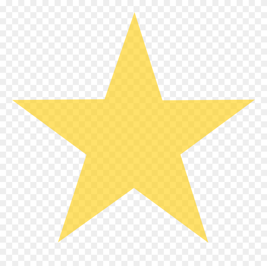 Gold Star Image Png - Yellow Star Vector Png Clipart