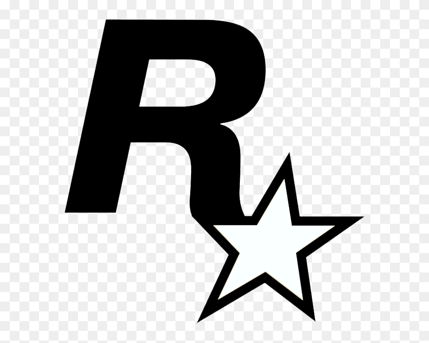 Grand Theft Auto V Grand Theft Auto Online Rockstar - Rockstar Games Logo Vector Clipart