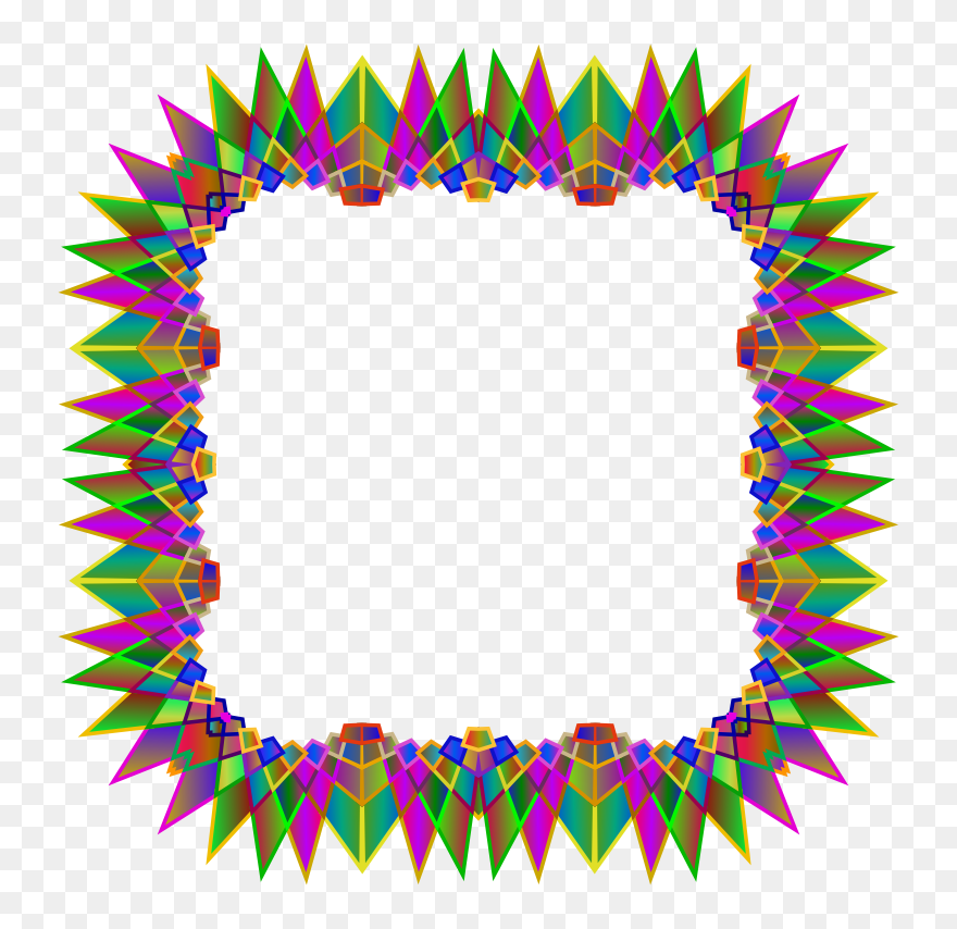 Prismatic Multipoint Star Frame - Leopard Transport For Central Clipart