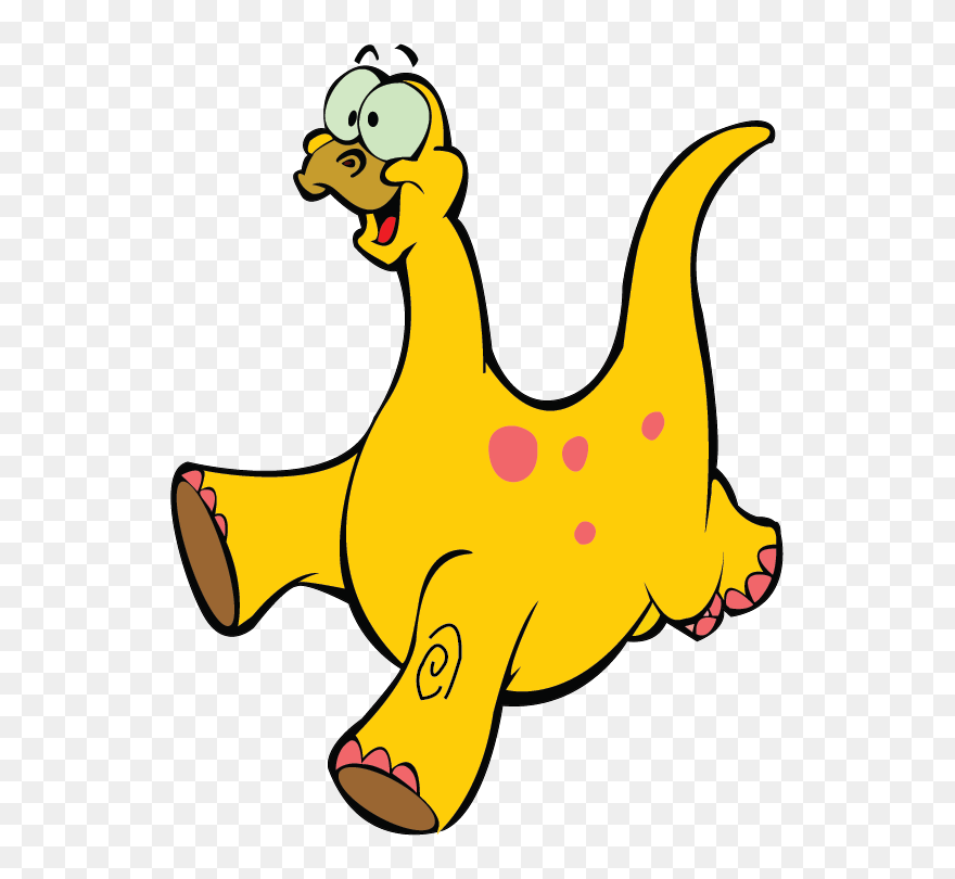 Transparent Dinosaur Outline Clipart - Funny Dinosaur Clip Art - Png Download