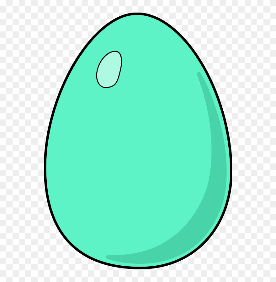Dinosaur Egg Clipart - Robin Egg Clip Art - Png Download