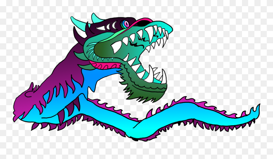 Chinese Blue Dragon - Chinese Dragon Gif Png Clipart