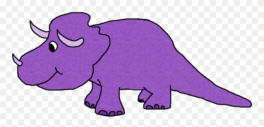Purple Dinosaur Clipart - Dino Clipart For Kids - Png Download