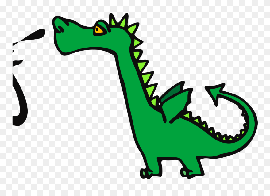 Dino Svg Clip Arts - Dragon On Leash - Png Download