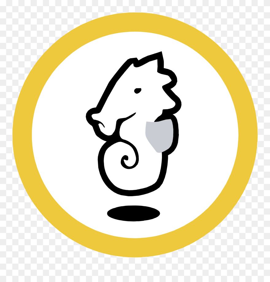 Beach Rock Logo Png Transparent - Circle Clipart