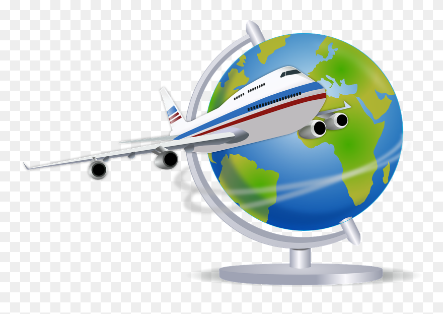 Travel Globe Clipart - Png Download
