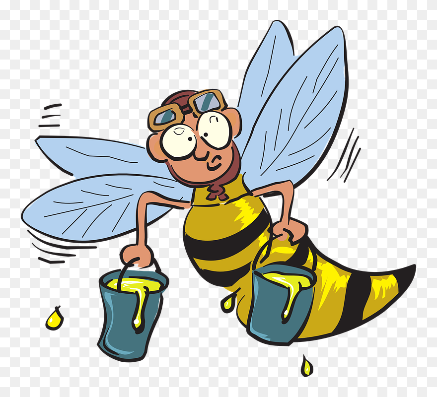 Worker Bee Clipart - Png Download
