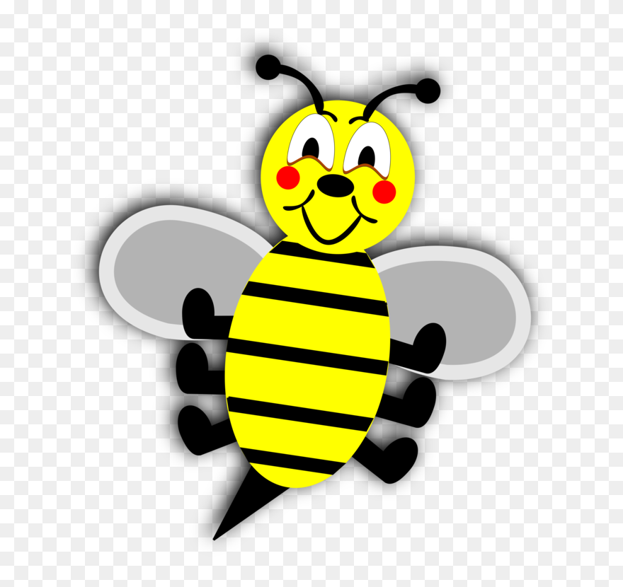 Bee, Wasp, Bumblebee, Honeybee, Insect, Honey, Yellow - Gambar Tawon Madu Clipart