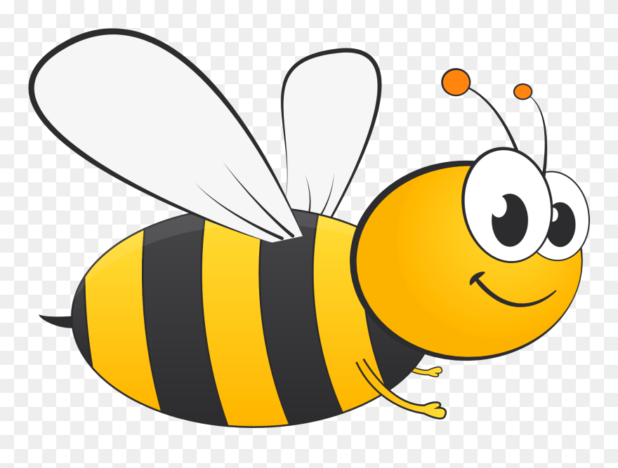 Download Cute Bee Transparent & Png Clipart Free Download - Honey ...