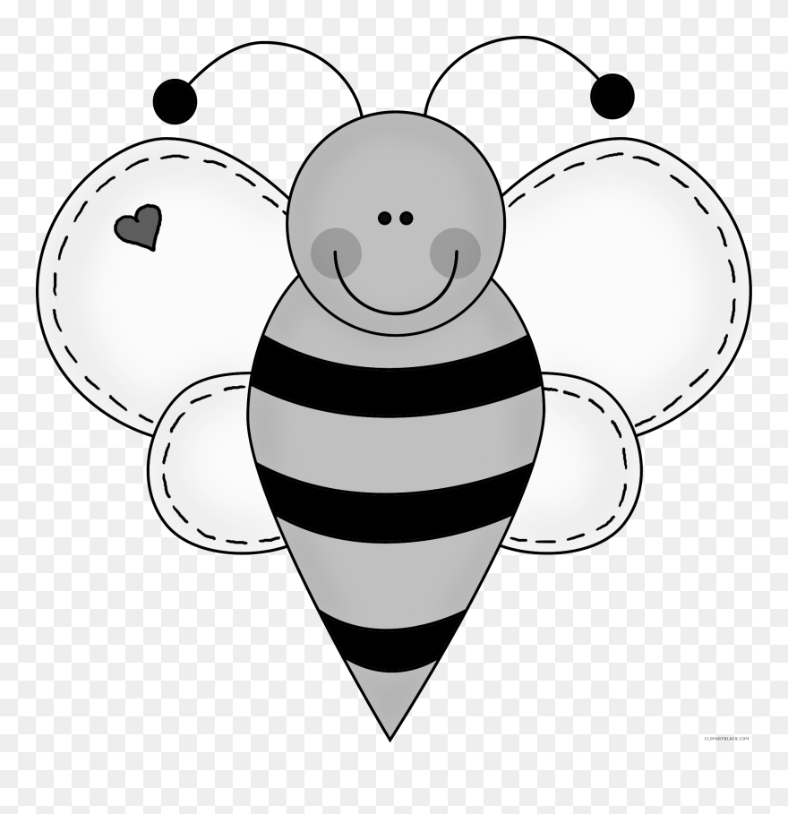 Cute Bee Clipart - Clip Art - Png Download