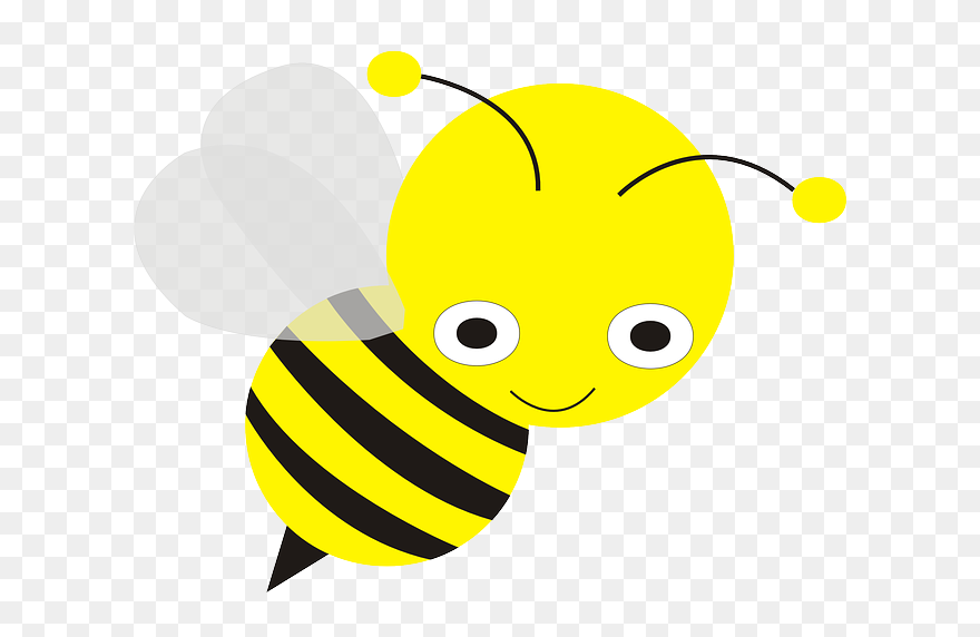 Honey Bee Clip Art - Bee Clipart Transparent Background - Png Download