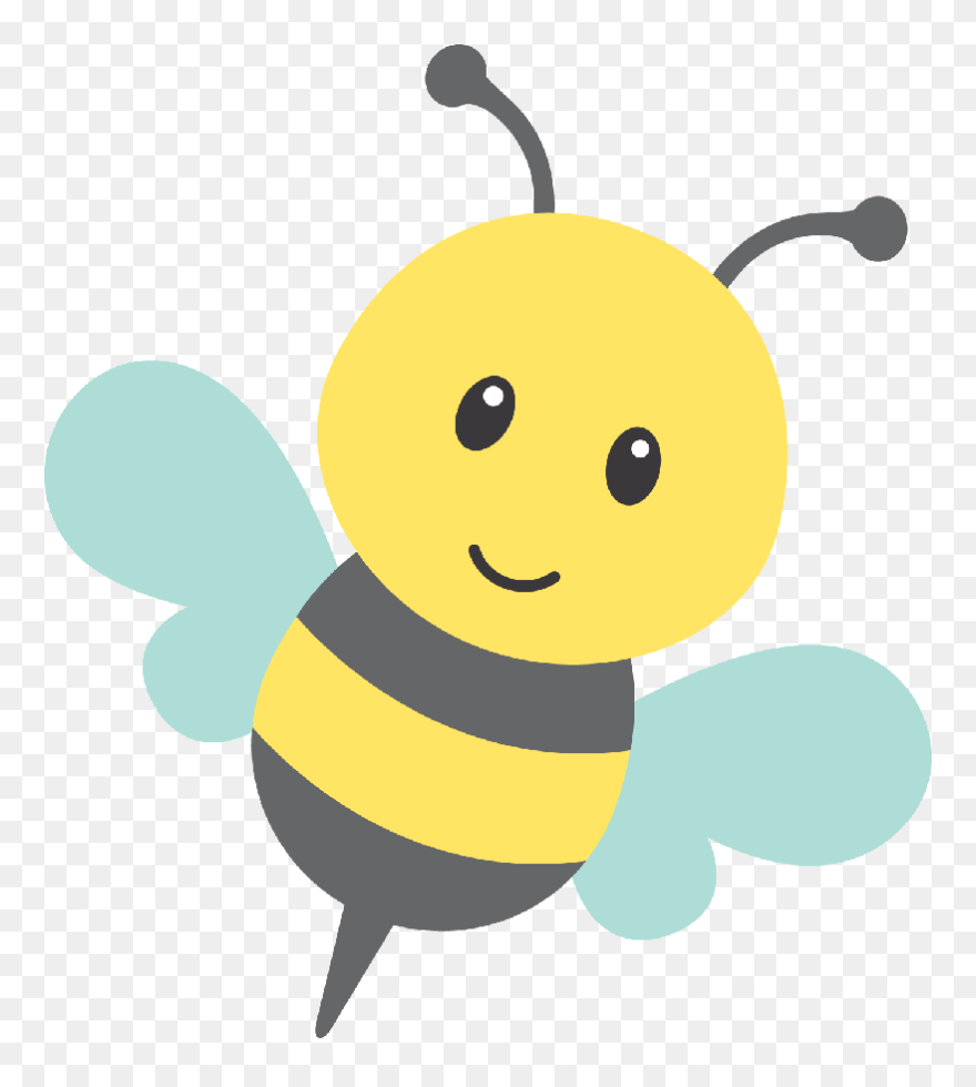Bee With Turkey Clipart Banner Royalty Free Download - Abeja Minus - Png Download