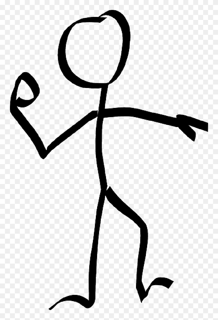 Stickman, Stick Figure, Matchstick Man, Throwing - Stick Figure Clipart Transparent Background - Png Download