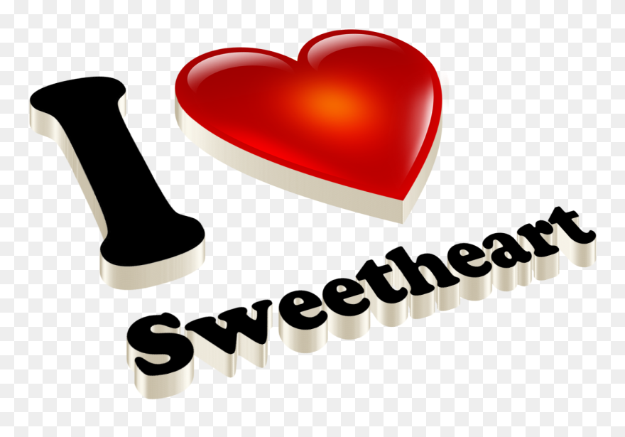 Love You Sweet Heart Clipart , Png Download - Sweet Heart Transparent Png