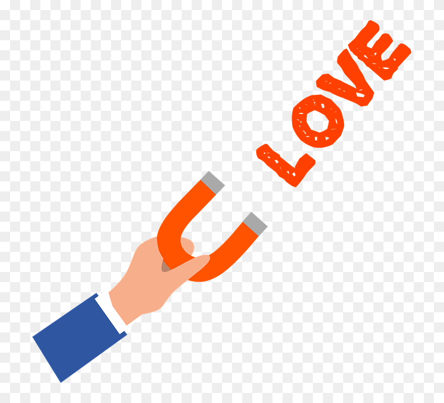 Attract Love Hand - Attract Png Clipart
