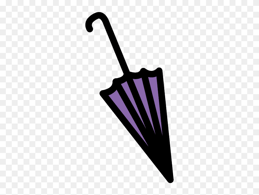 Closed Umbrella Emoji Clipart - Png Download