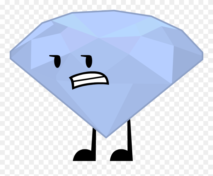 Umbrella Clipart Blue Object - Bfdi Diamond - Png Download