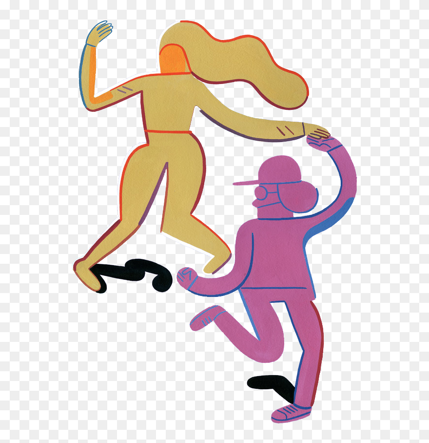 Couple Dancing - Illustration Clipart