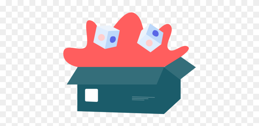 Blocks In A Box - Illustration Clipart