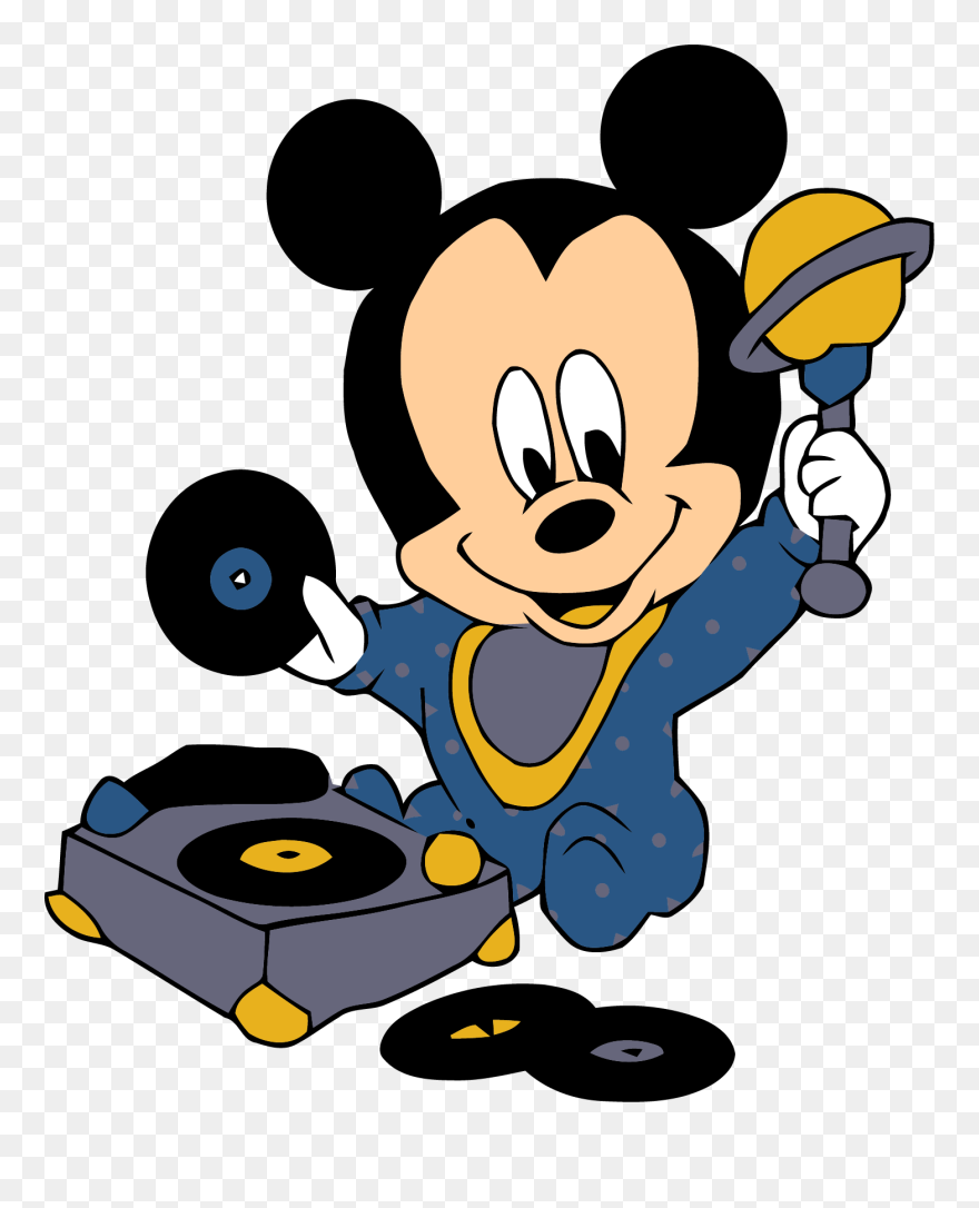 Transparent Eating Clipart Png - Gif Mickey Baby Png