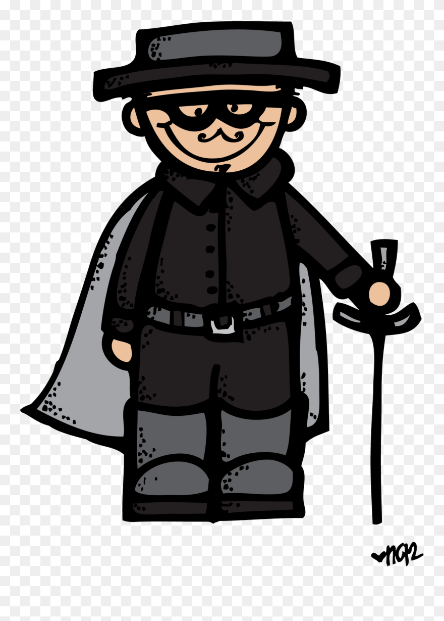 Melonheadz Clipart Movie Star - Zorro Clipart - Png Download