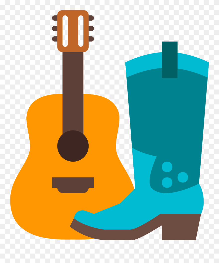 Country Music Icon, Transparent Png - Vector Country Music Icon Clipart