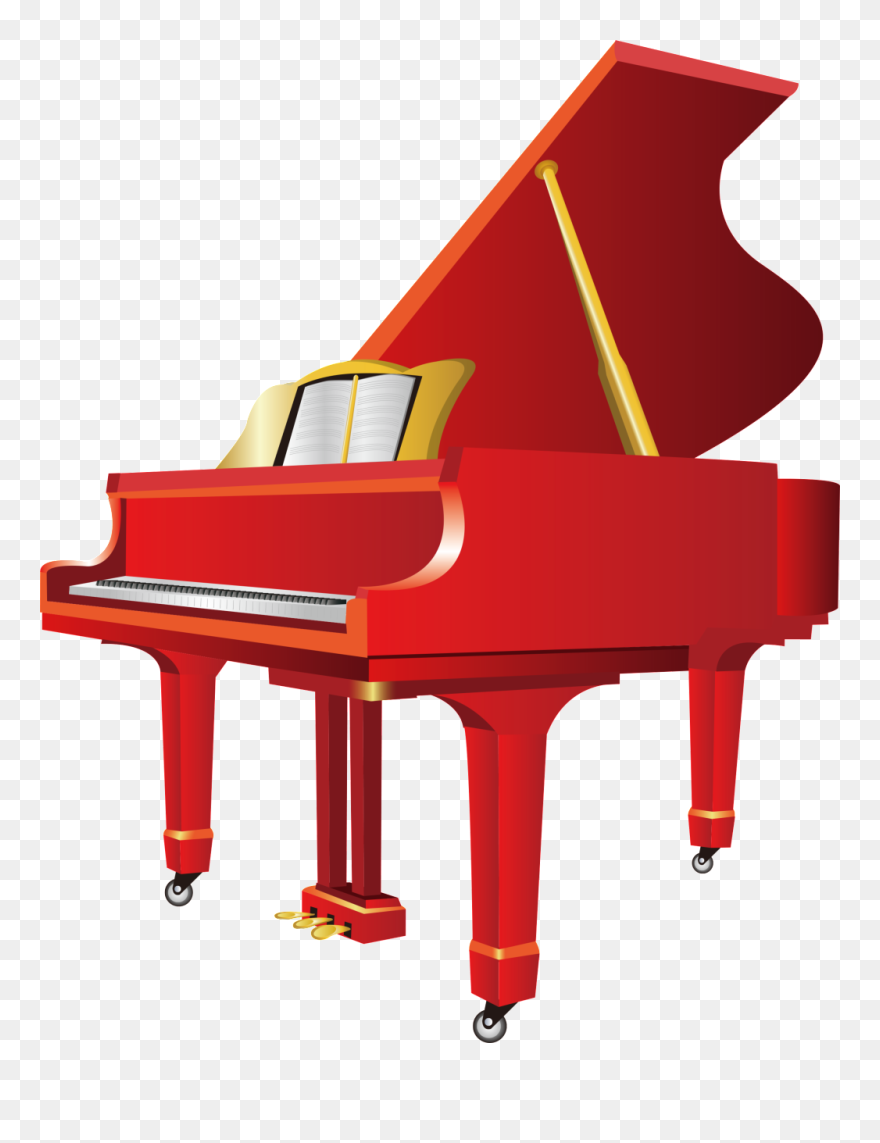 Design About Piano Music, Piano Elements, Piano Vector, - Piano Vector Clipart