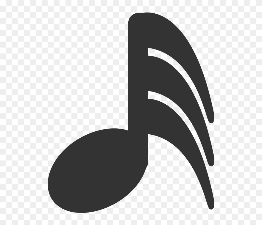 Ftmusic 32ndnote - Music Mono Clipart