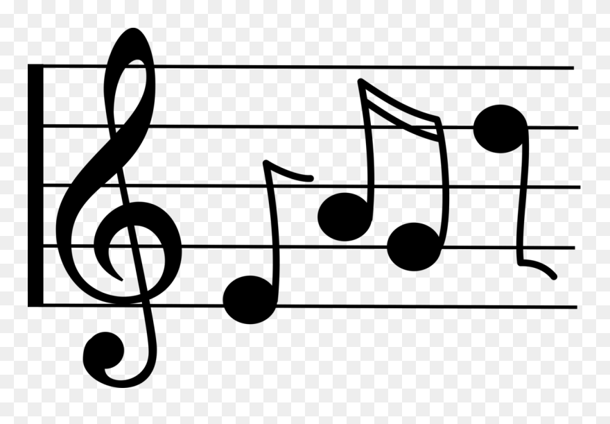 Symmetry,monochrome Photography,text - Sheet Music Clip Art - Png Download