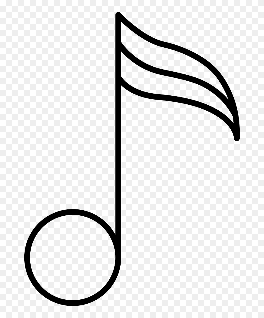 Big Music Note Clipart