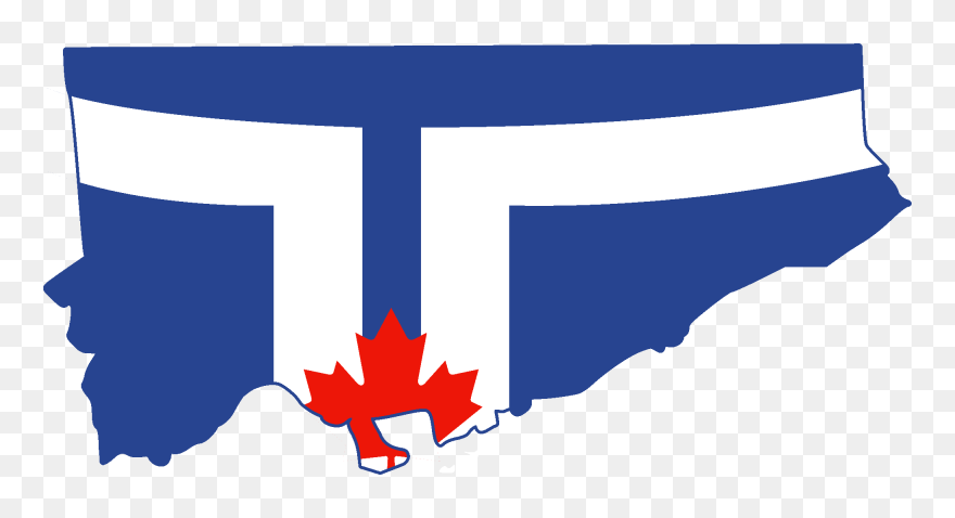 Toronto Flag Map Clipart