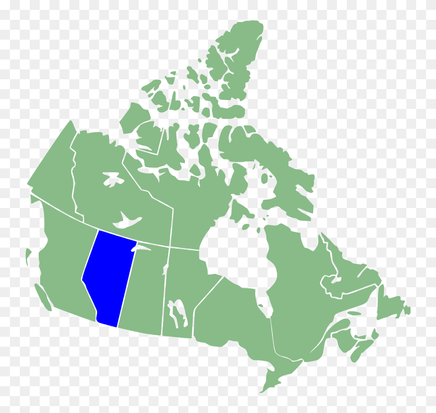 H1n1 Canada Human Swine Flu - Map Of Canada Png Clipart