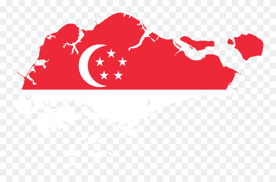 Heart,area,text - Singapore Map Vector Clipart