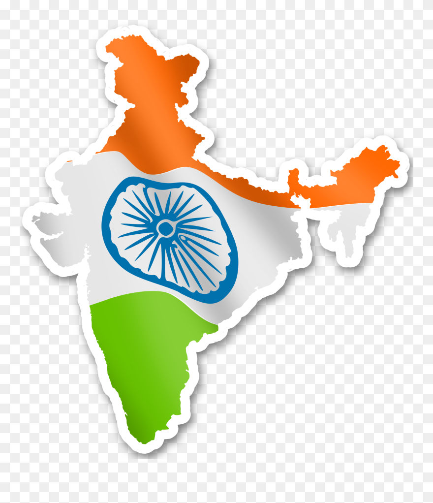 India Clipart Map Indian - Lala Lajpat Rai Birthday - Png Download