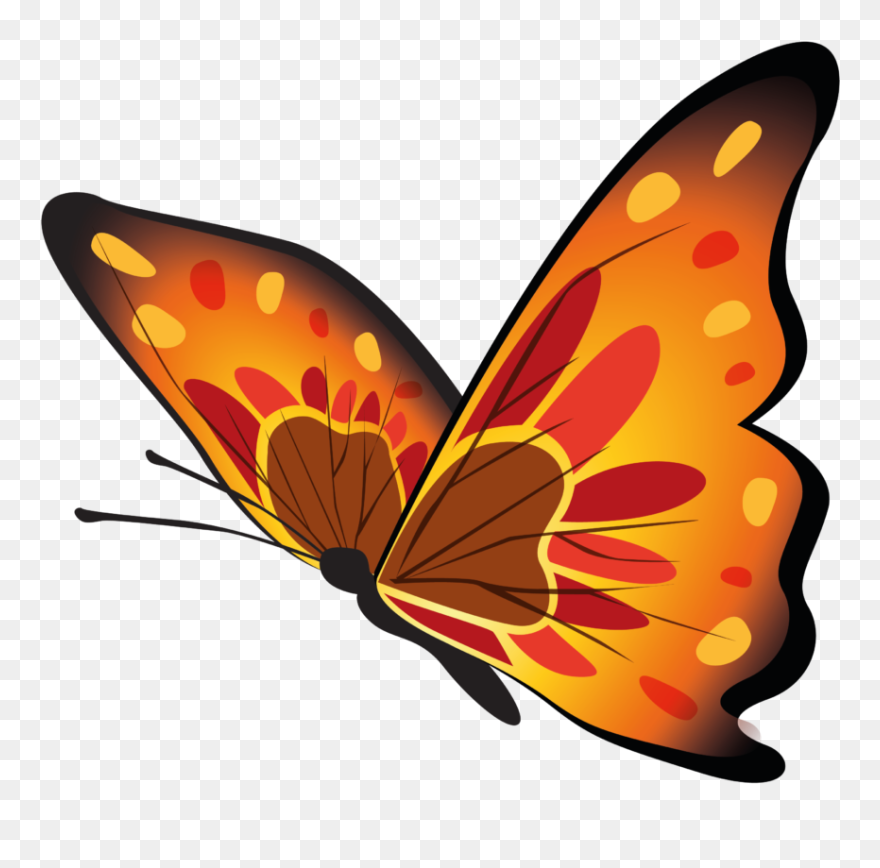 Brush-footed Butterfly Clipart