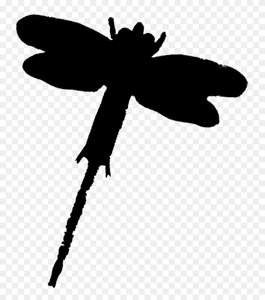 Insect Butterfly Clip Art Line Silhouette - Net-winged Insects - Png Download