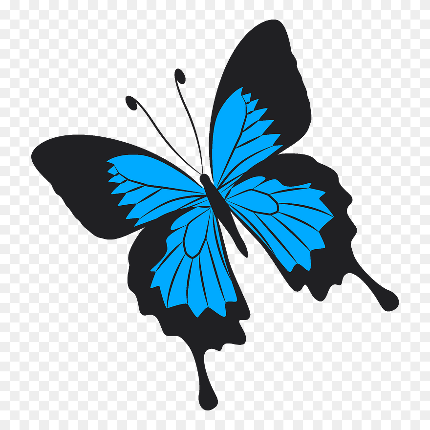 Butterfly Clipart - Kansas Flag Redesign - Png Download