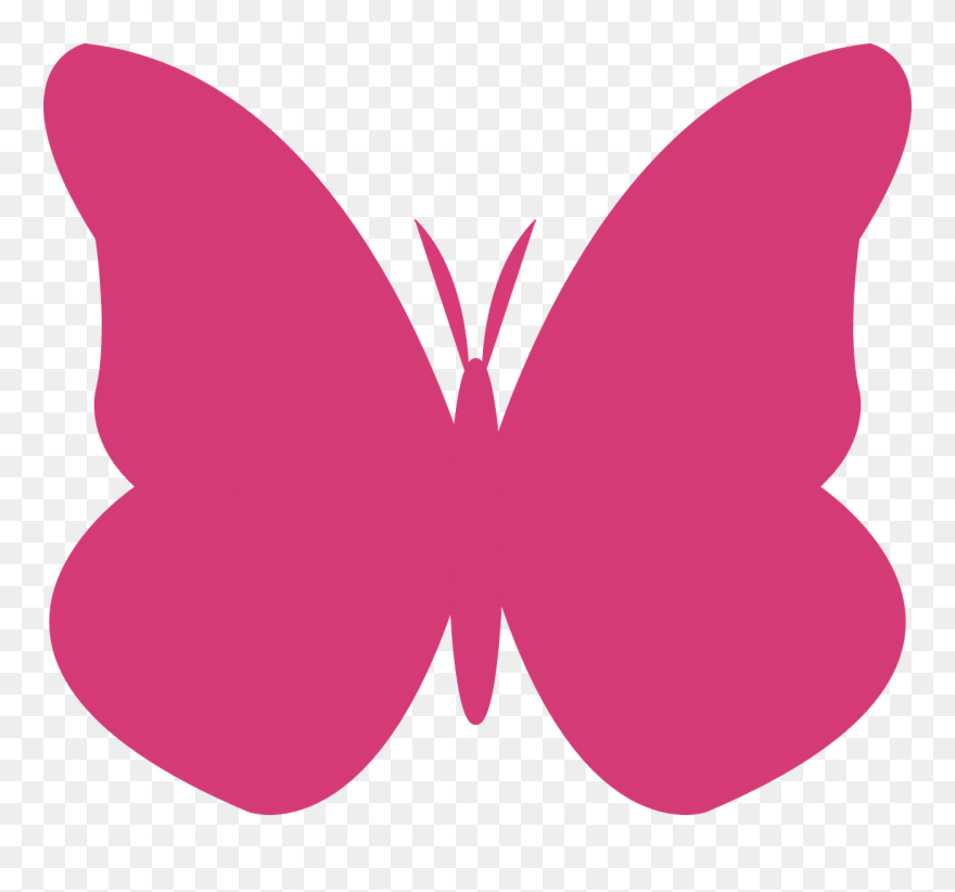 Silueta De Alas De Mariposa Clipart