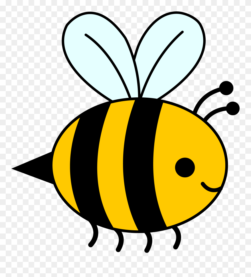 Animated Bee - Bee Clipart - Png Download
