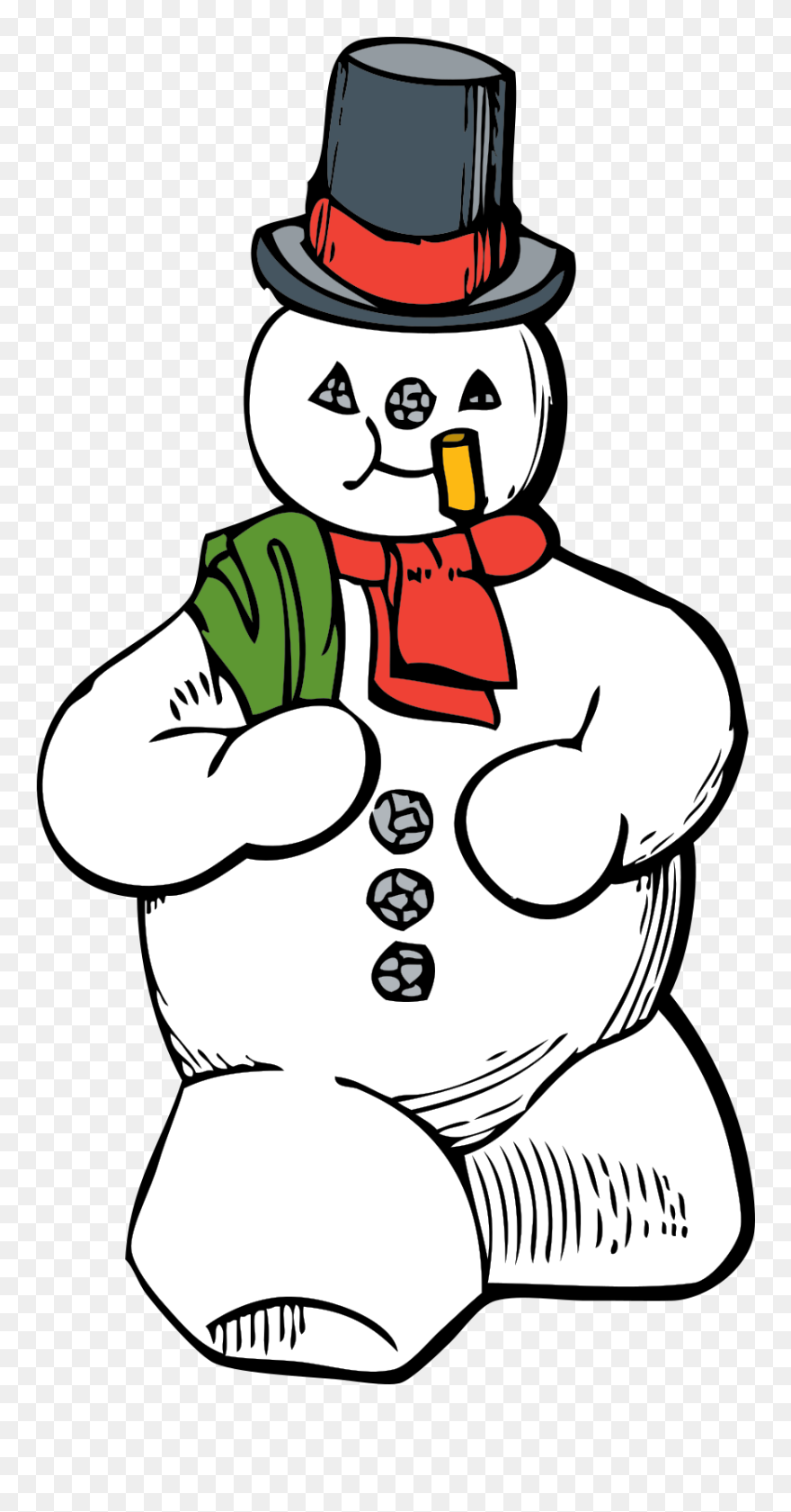 Snowman Clip Art - Png Download