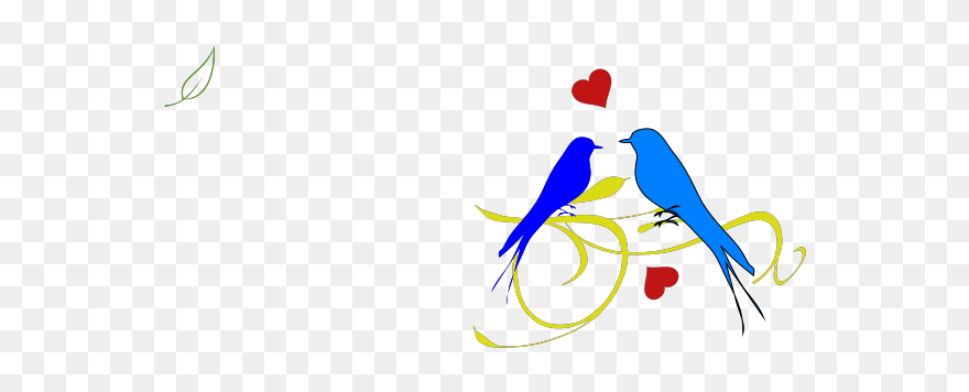 Birds On A Branch Svg Clip Arts - Illustration - Png Download