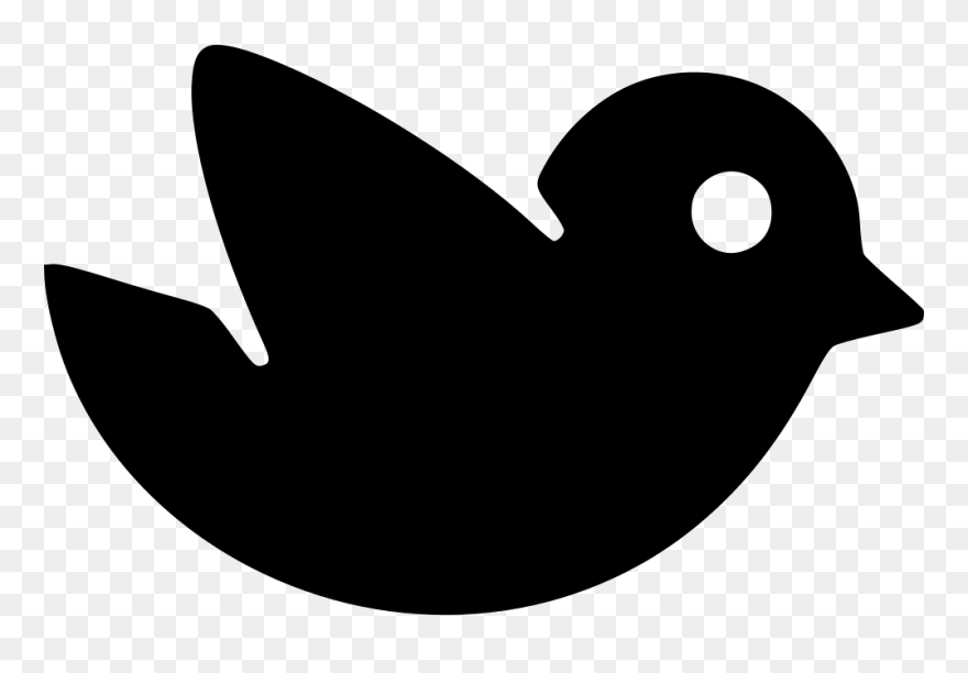 Beak Clip Art Bird Silhouette Black - Png Download