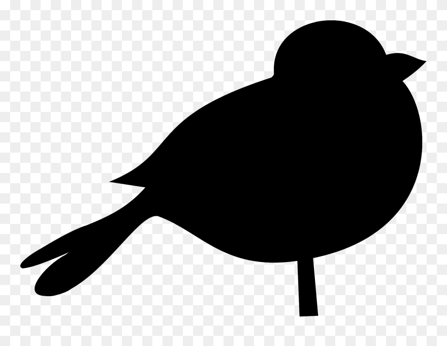 Black Bird Clip Art - Png Download
