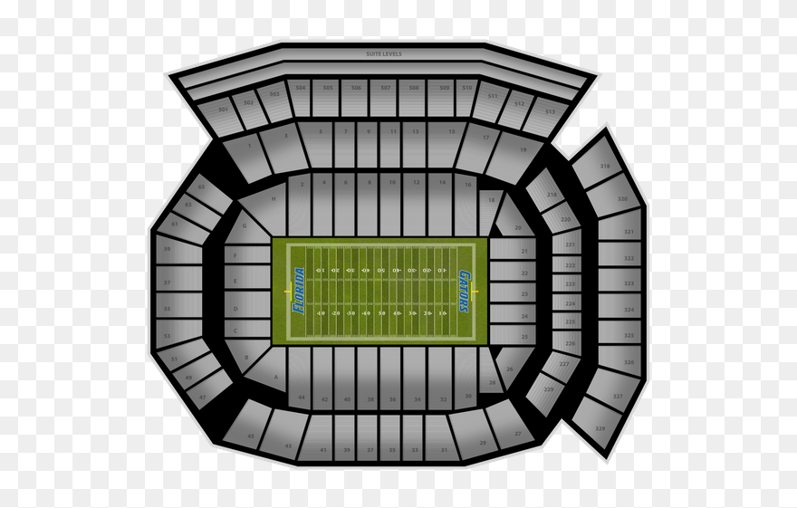 Football Stadium Crowd Clipart Clip Transparent Library - Florida Gators Football - Png Download