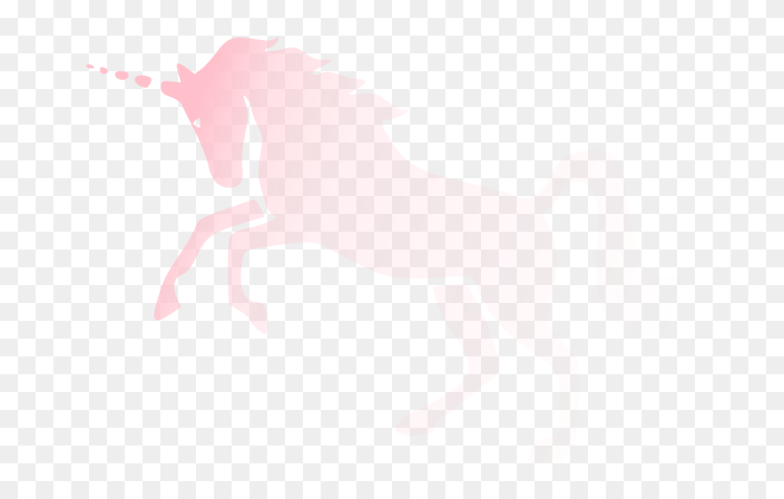 Invisible Pink Unicorn - Stallion Clipart
