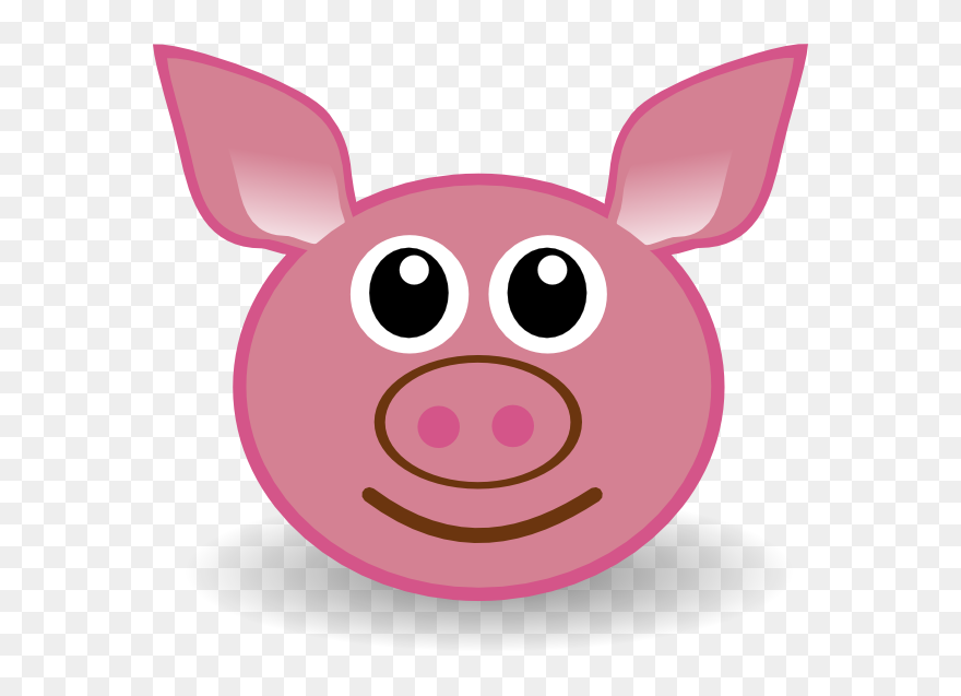 Pigs Clipart Printable - Pig Face - Png Download