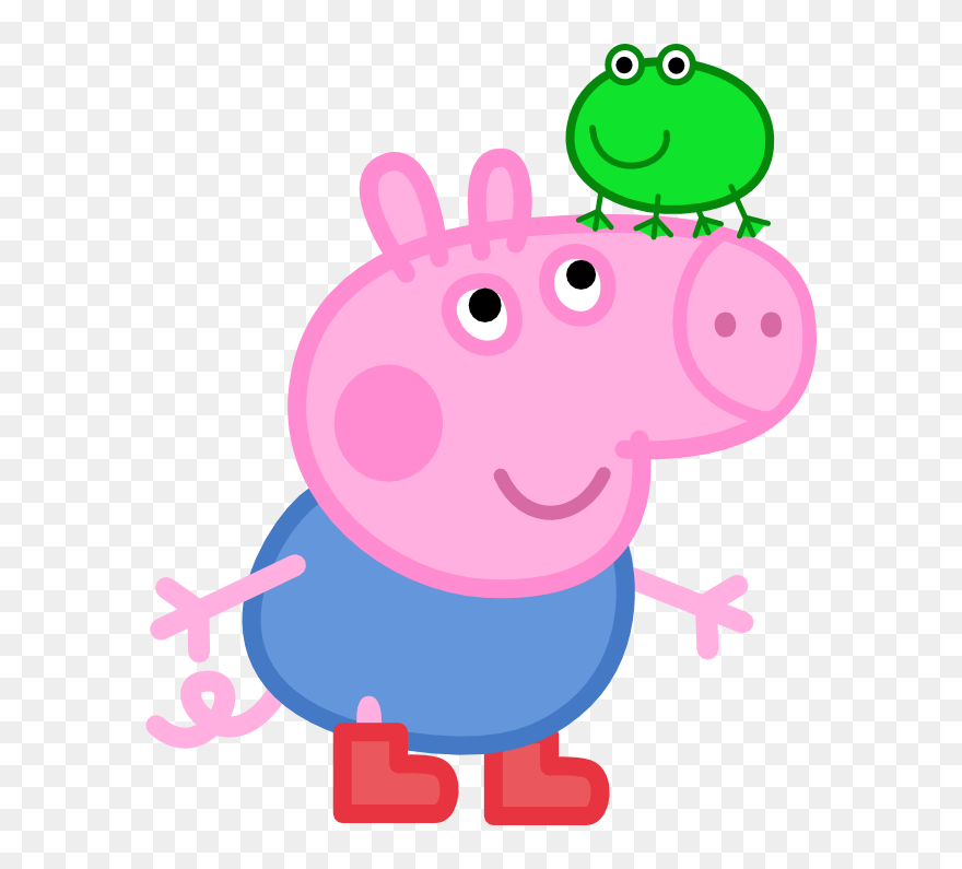 Clipart Peppa Pig - Cartoon Peppa Pig George - Png Download