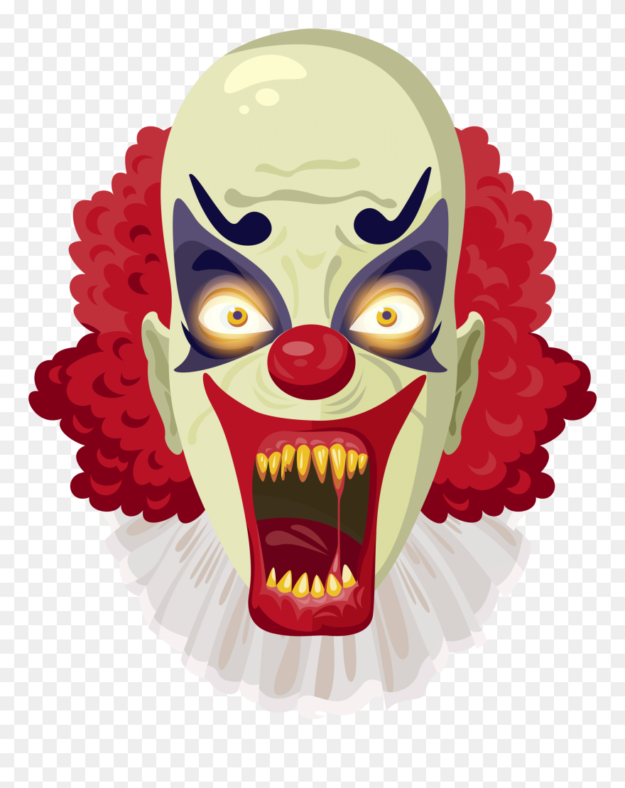 Scary Clown Png Clipart Image - Scary Clown Png Transparent Png