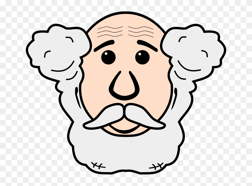 Grandpa Face Png Clipart